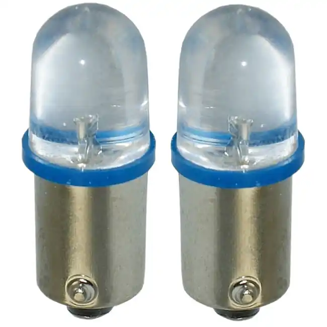 12V BA9s Blue LED Rear Light Bulbs Warranty Included