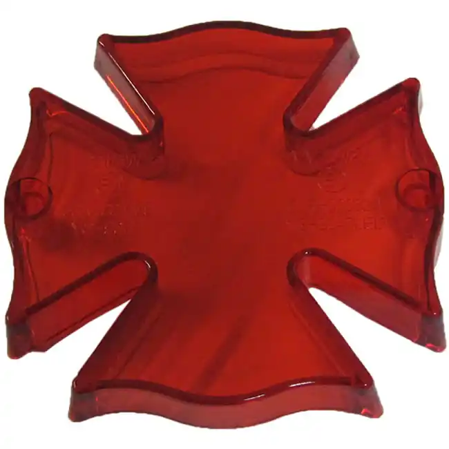 Fire Maltese Cross Rear Light Lens Limited Edition