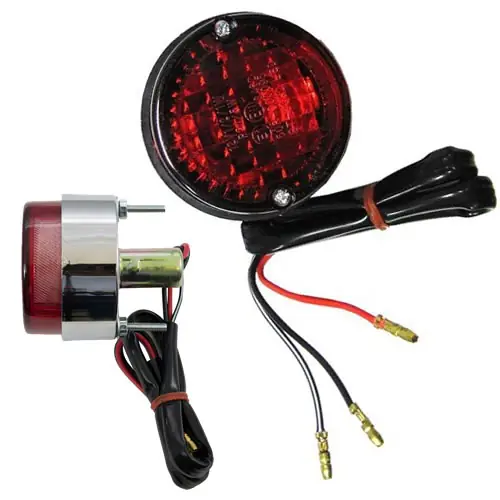 Chrome 61mm Round Rear Light Bulk Order
