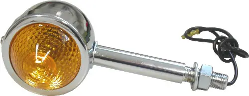 50mm Chrome Bullet Indicator with 75mm Stem & E-Marked One Day Deal