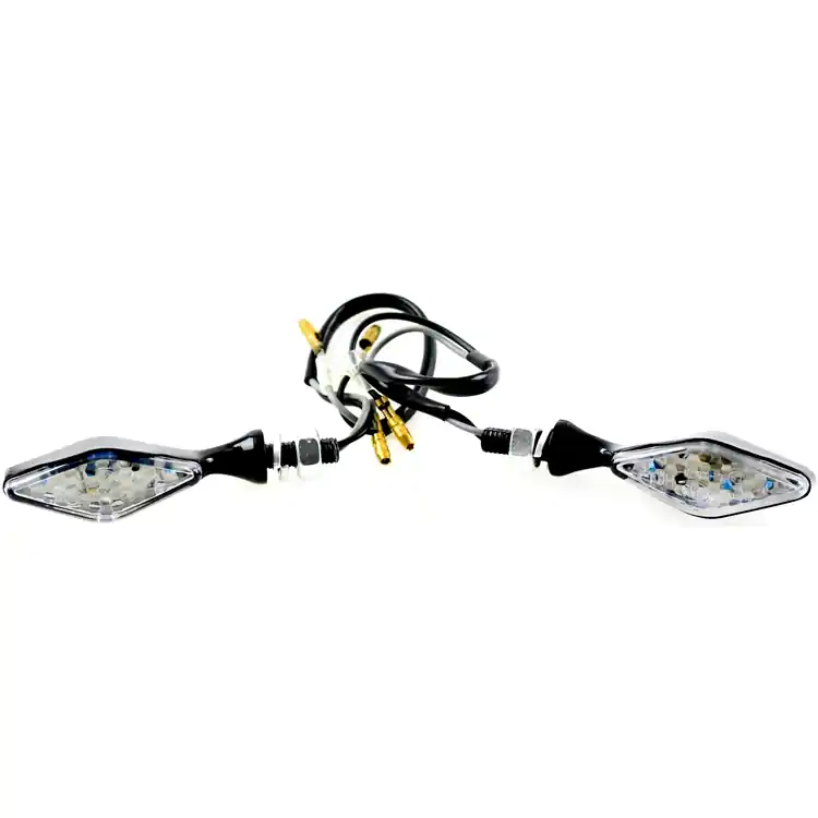 Best Price Shard Shaped Black Metal LED Mini Indicators