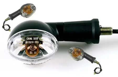Buy Direct Black Oval 43mm Indicators with Clear Lenses