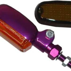 Purple 32mm Mini Indicator with Amber & Smoked Lens Special Offer