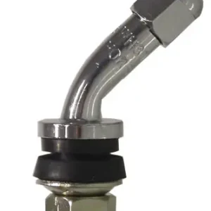 Next Day Delivery 8mm 45 Degree Tubeless Tyre Valves with Nuts Inside