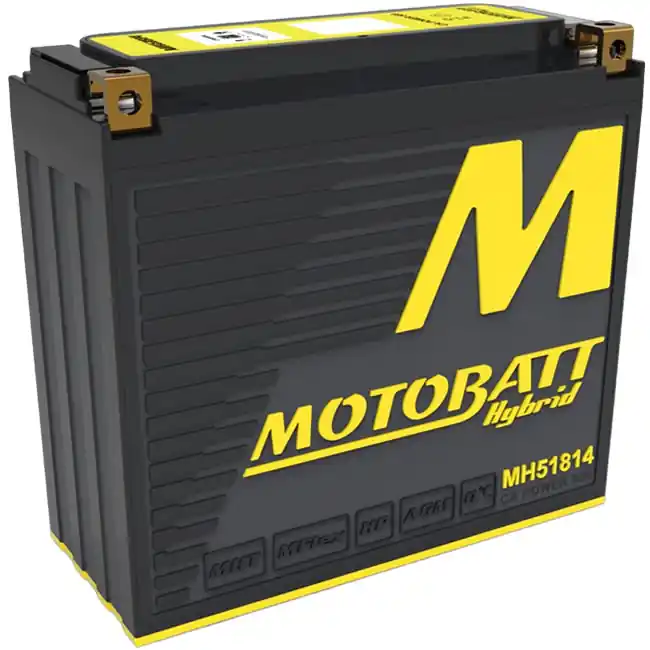 Secure Checkout Motobatt MH51814 Hybrid Lithium Battery YT19BL-BS PC680 51814