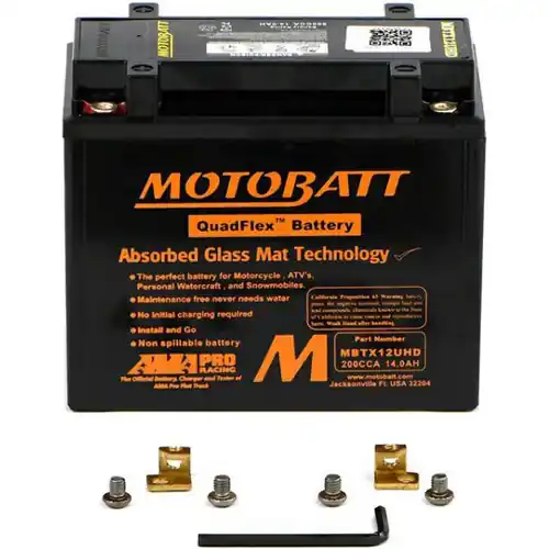 Special Offer Motobatt MBTX12UHD AGM Sealed Battery YTX15L-BS YTX12-BS GTX12-BS