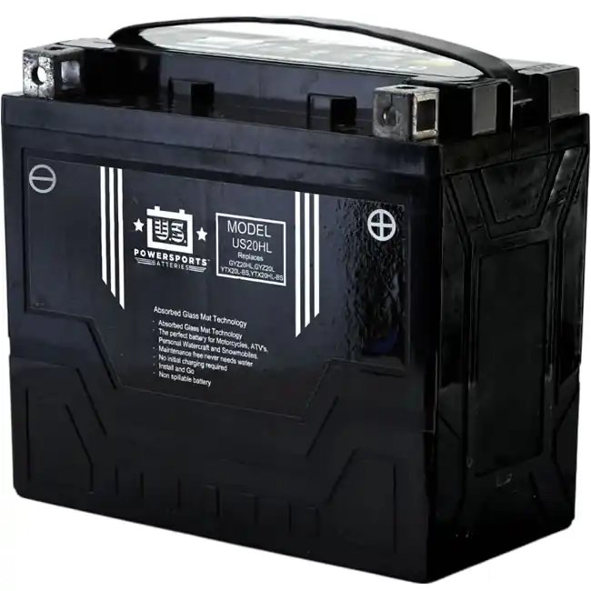 Free Returns US Powersports US20HL AGM Sealed Battery YTX20L-BS