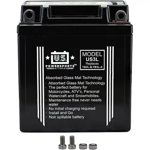 US Powersports US3L AGM Sealed Battery YB3L-B YB3L-A FB3L-A Hot Deal