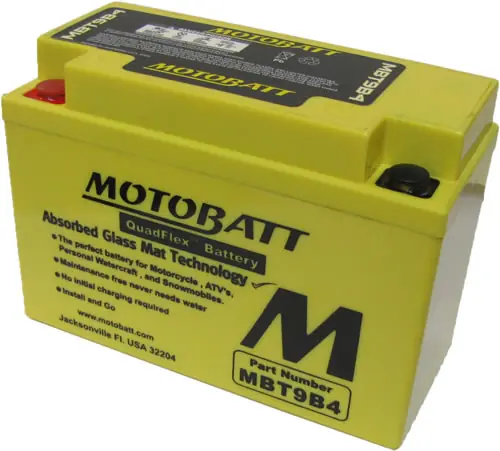 Cheap Motobatt MBT9B4 AGM Sealed Battery GT9B-4 YT9B-BS
