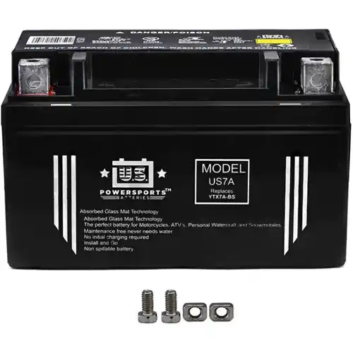US Powersports US7A AGM Sealed Battery YTX7A-BS Discount