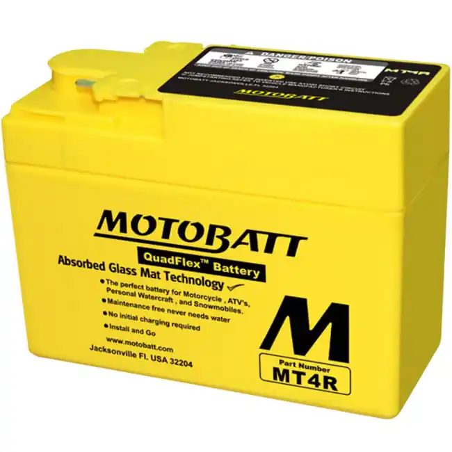 Top Pick Motobatt MT4R AGM Sealed Battery YTR4A-BS FTX4A ETR4A-BS BTR4A-5