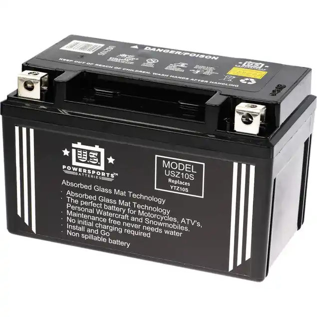 US Powersports USZ10S AGM Sealed Battery YTZ10S YTZ10S-BS Best Seller
