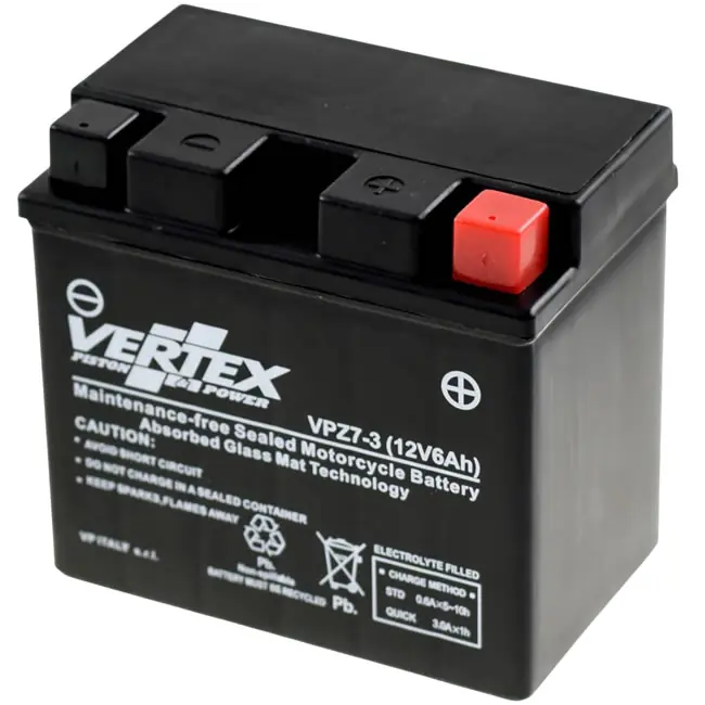 One Day Deal Vertex VPZ7-3 AGM Battery FTZ7S YTZ-7S GTZ-7S YT6B-3