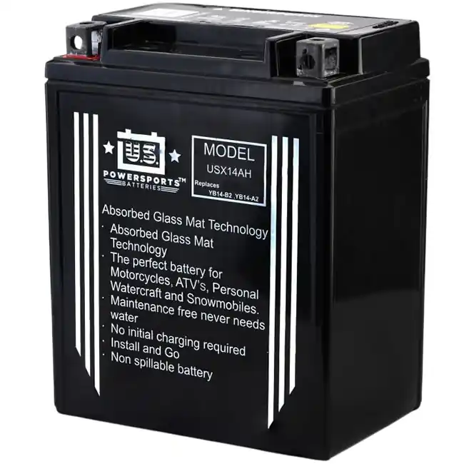 US Powersports USX14AH AGM Sealed Battery YB14-A1 YB14-A2 FB14-A2 Price Cut