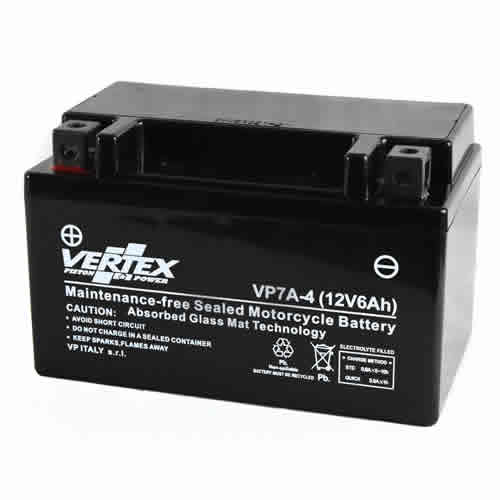 Vertex VP7A-4 AGM Battery YTX7A-BS Fast Shipping