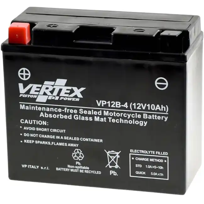 Next Day Delivery Vertex VP12A-4 AGM Battery YT12A-BS ET12A-BS FT12A-BS GT12A-BS