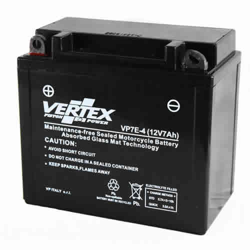 Vertex VP7E-4 AGM Battery 12N7-4A YB7-A Limited Edition