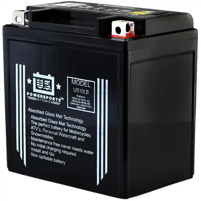 While Supplies Last US Powersports US10LB AGM Sealed Battery YB10L-A2 YB10L-B2