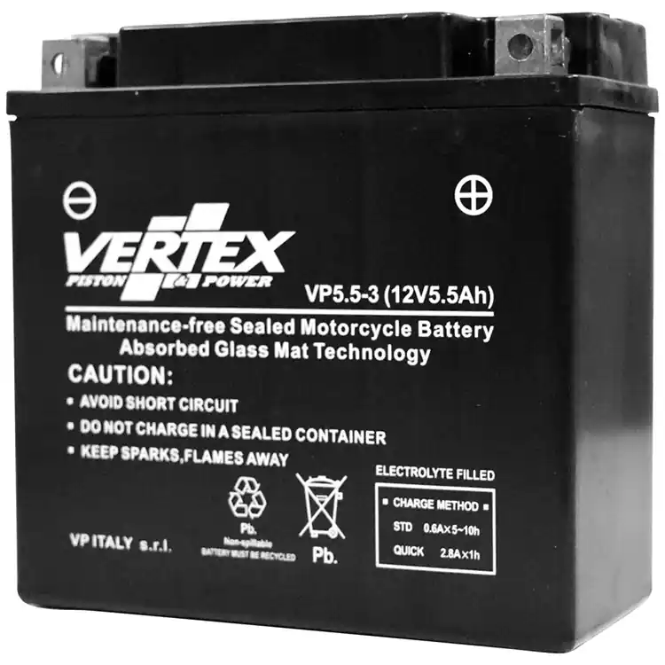 Vertex VP5.5-3 AGM Battery 12N5.5-3B 506011006 506011004 Direct From Factory