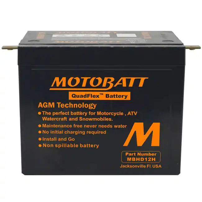 Motobatt MBHD12H AGM Sealed Battery YHD-12H Order Now