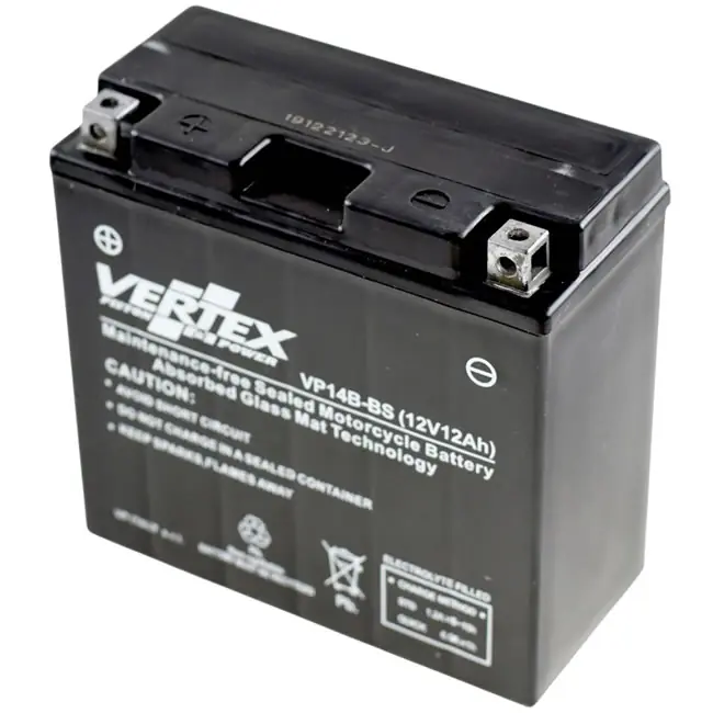 Top Pick Vertex VP14B-BS AGM Battery