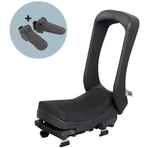Last Chance Urban Iki Junior Seat with Rack Mount - Bincho Black / Bincho Black
