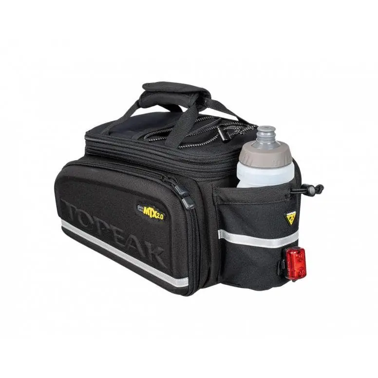 High Quality Topeak Mtx Trunkbag Dxp W/Pannier 2.0 Trunk Bag - Black