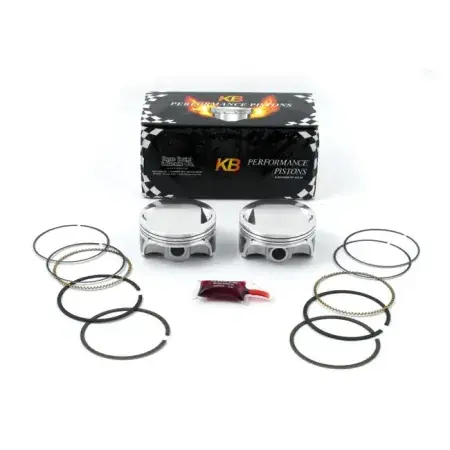 Same Day Shipping KB Performance 88 Inch To 95 Inch Twin Cam +.030 Inch Diameter Piston Kit For 1999-2006 88 Inch Twin Cam Models (KB904C030)