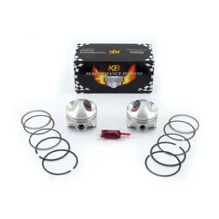 Time-Limited KB Performance Forged Piston Kit +.080 Inch Diameter For 1941-1978 1200CC/80 Inch Knuckle, Pan, Shovel Models (KB931C080)
