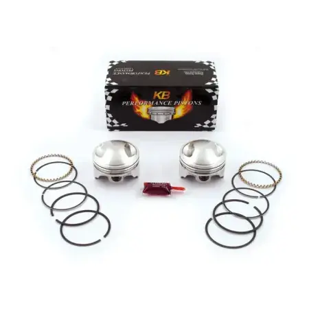 Discount KB Performance, 3-5/8 Big Bore +.005 Inch Diameter Forged Piston Kit For 1948-1984 Pan, Shovel With 3-5/8 Big Bore Cylinders (KB928C005)
