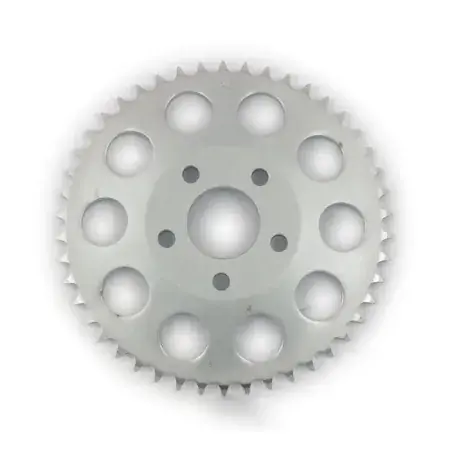 Hassle-Free Returns DOSS 49 Teeth Rear Sprocket in Zinc Finish For 1982-1985 FXR & Offset Chop Models (12-007)