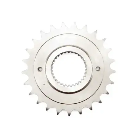 Original PBI 25 Tooth Steel Transmission Sprocket With 0.3 Inch Offset For Harley Davidson 2007-2017 Softail, 2006-2017 Dyna & 2007 Touring Models (304-25)
