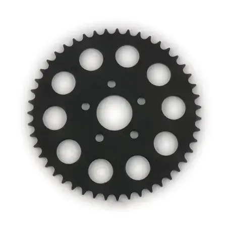 DOSS 47 Teeth Rear Sprocket In Black Finish For 1986-1992 XL, 1992-1999 XL When Converted To Rear Chain Models (15-204BK) Price Cut