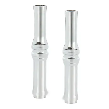 Arlen Ness 10-Gauge Pushrod Covers In Chrome Finish For Harley Davidson 2018-2021 Softail & 2017-2021 Touring Motorcycles (03-642) Free Delivery