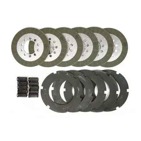Belt Drive LTD High Performance Kevlar Clutch Plate Kit Including 6 Kevlar Friction Plates And 5 Steel Drive Plates For 1941-1984 B.T. Models (BTX-5E) Worldwide Shipping