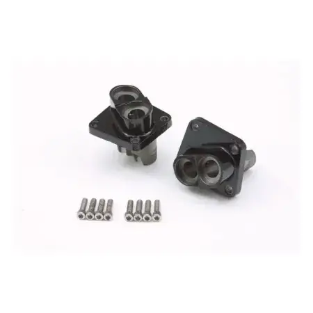 Luxury DOSS Tappet Block Set in Black Finish For 1953-1984 B.T. (1953-Early 1976 Need Conversion Tapered Screw Kit) Models (Sold in Set) (14710)