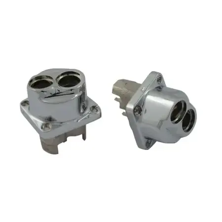 DOSS Tappet Block Set in Chrome Aluminium Finish For 1984-1999 B.T. (Excluding TC) Models (Sold in Set) (26533) Viral