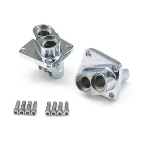 DOSS Tappet Block Set in Chrome Finish For 1953-1984 B.T. (1953-Early 1976 Require Conversion Screw Kit) Models (Sold in Set) (20489) Hot Picks
