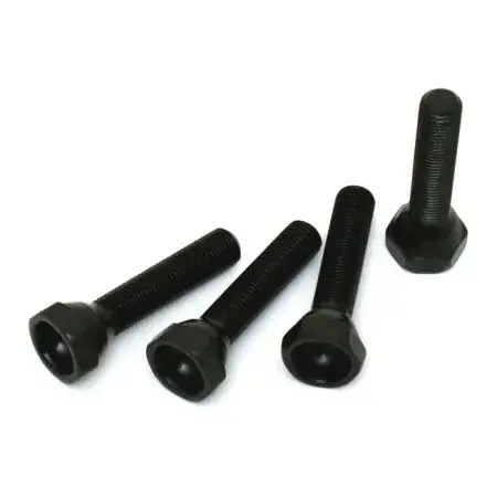 Instant Buy Jims 4340 Chrome Moly Steel Tappet Screw 3/8 Inch Ball End, 9/32 Inch-32 Thread For 1936-1952 Knuckle, Pan With OEM Solid Lifters (4 Pack) (18555-36K)