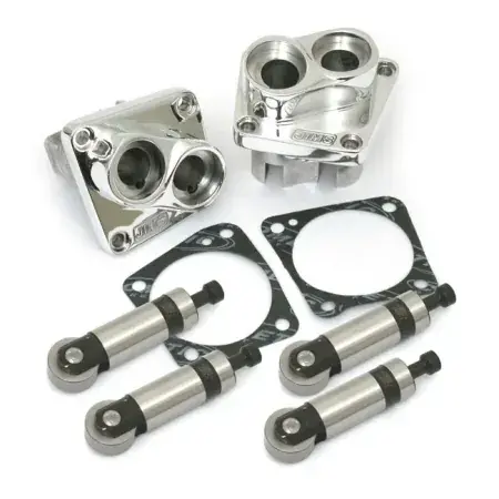 Jims Billet Tappet Block Kit in Chrome Finish For 1953-1984 B.T. Models (Sold as a Kit) (1029-53C) Hot Deal