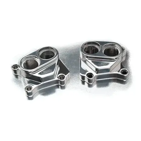 Jims Billet Twin Cam Tappet Covers Standard Replacement Including Front & Rear in Polished Finish For 1999-2017 Twin Cam Models (Sold in Pairs) (6031) New Arrival