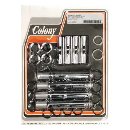 Colony Pushrod Cover Kit For 04-18 XL & 08-12 XR1200 In Chrome (2253-36) Fast Shipping