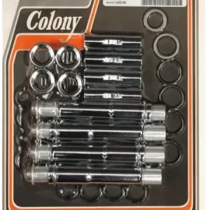 Authentic Colony Pushrod Cover Kit For 91-03 XL In Chrome (2255-36)