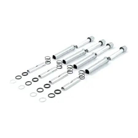 Luxury Doss Complete Pushrod Cover Kit For 99-17 Twin Cam In Chrome (01-020)