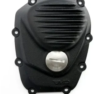 In Demand EMD Ribbed Cam Cover in Black Finish For 2017-2020 Touring, 2018-2020 Softail Models (CCM8/R/B)