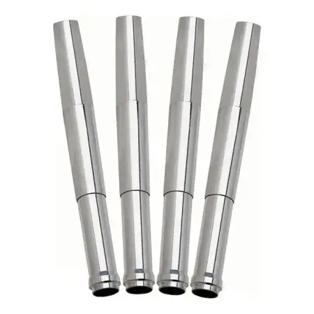 Super Sale Jims Billet Aluminium Polished Pushrod Cover Kit For 99-17 Twin Cam (3005)