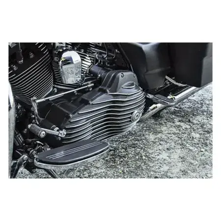 Top Rated EMD Snatch Primary Cover Touring in Black Cut Finish For 2007-2015 Touring (Excluding FLHTCUL, FLHTKL) Models (PCTC/T/R/BC)