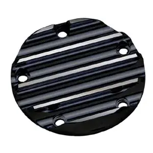 While Supplies Last Covingtons Customs (5-Hole) Point Cover In Black For 1999-2017 Twin Cam Models (C1192-B)