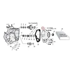 DOSS Big Twin Cam Cover In Polished Finish For 73-92 B.T. (76133A) Flash Sale
