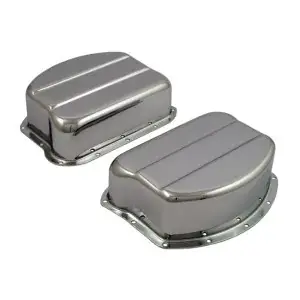 DOSS Chromed Steel Rocker Covers For 48-65 Panhead Models (10-135) Price Cut